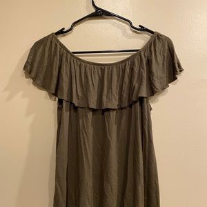Loft off the shoulder top